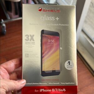 Glass+ Screen Protector for iPhone 8/7/6s/6 - Clear